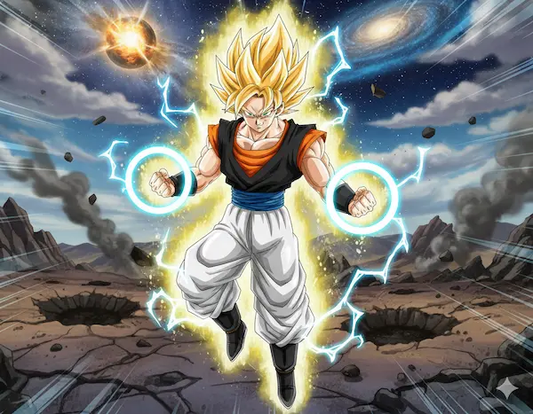 Goku and Vegeta fusion made with this generator